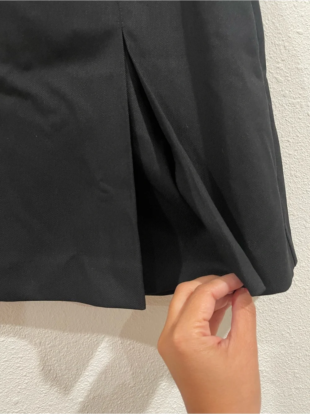 Nobody’s Child Classic Preppy Black Pleated Mini Skirt Size 2 NWT